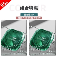 2 из Манджима Зеленый. Подарочная щетка+клей укус+крюк)