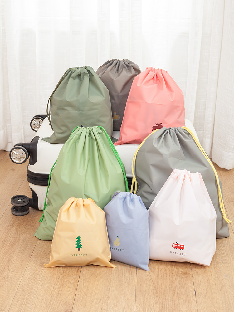 Toy drawstring tied pe cloth bag small waterproof bag travel kindergarten dirty clothes clothes underwear underwear underwear storage