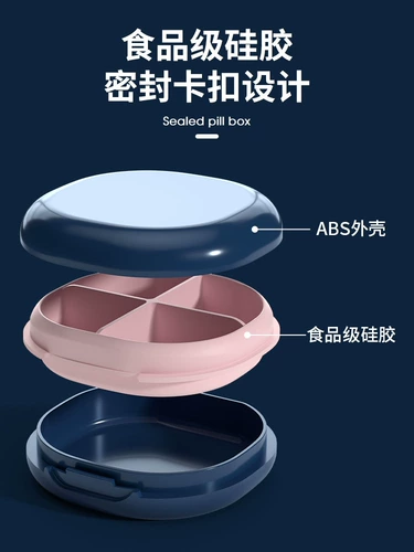 Банка для хранения, переносная маленькая тара, лечебная коробка для хранения