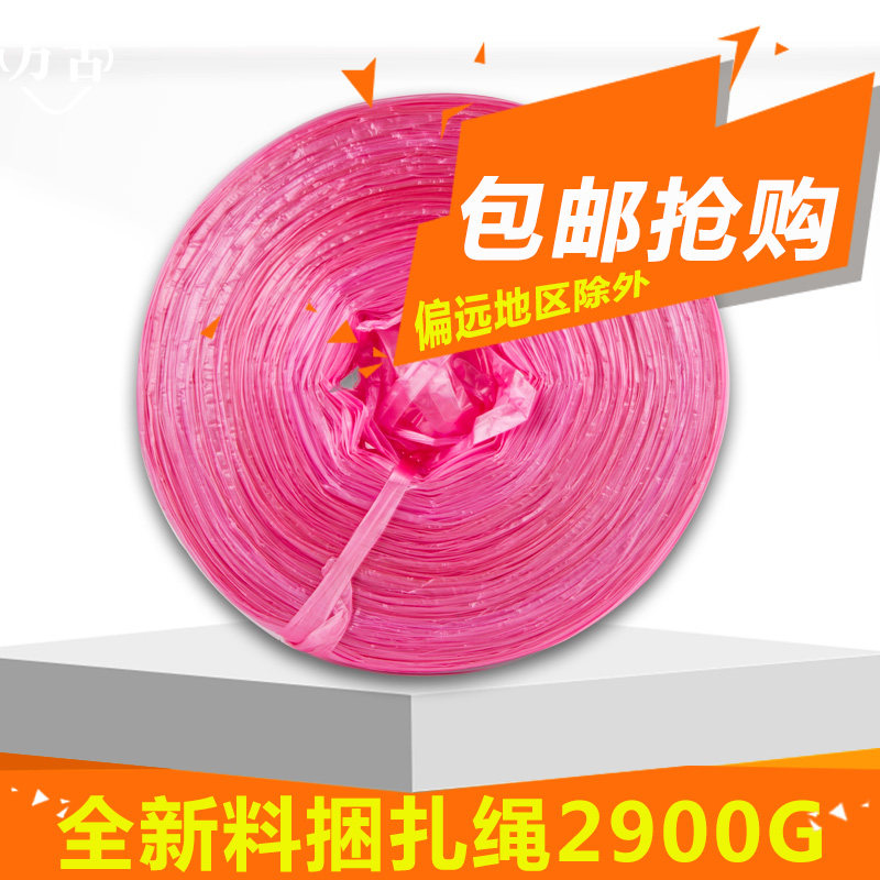 5 8 pounds plastic rope strapping rope Lashing rope Nylon rope Ribbon packing rope Sealing rope bundling rope tear belt