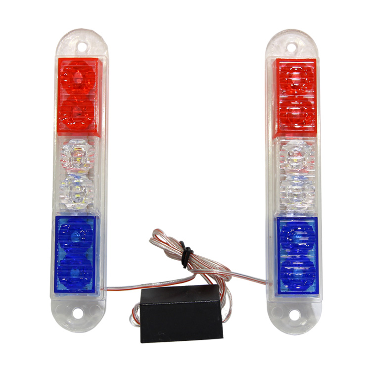 Xe máy sửa đổi ánh sáng nhấp nháy siêu sáng 12V xe màu đỏ và màu xanh lam Đèn LED phanh ánh sáng đuôi đèn nhấp nháy ánh sáng ban đêm - Đèn xe máy bóng đèn led cho xe máy future