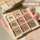 новая девятицветная палитра теней для век milk tea earth color ins super fire от дешевого студенческого нишевого бренда pearlescent matte 2025 mini 0