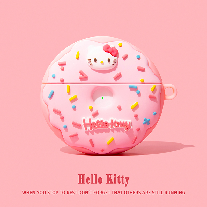Suitable for Beats Studio Buds Protective Case, Beats Studio Buds+ Protective Shell, Magic Sound Solo Buds Bluetooth Earphone Case, Second Generation Silicone Earphone Case, Soft Shell Cat Donut