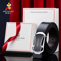 Scarecrow Male Leather 2021 New Leisure Joker Fashion Youth Belt Men Belt Belt Belt Tide