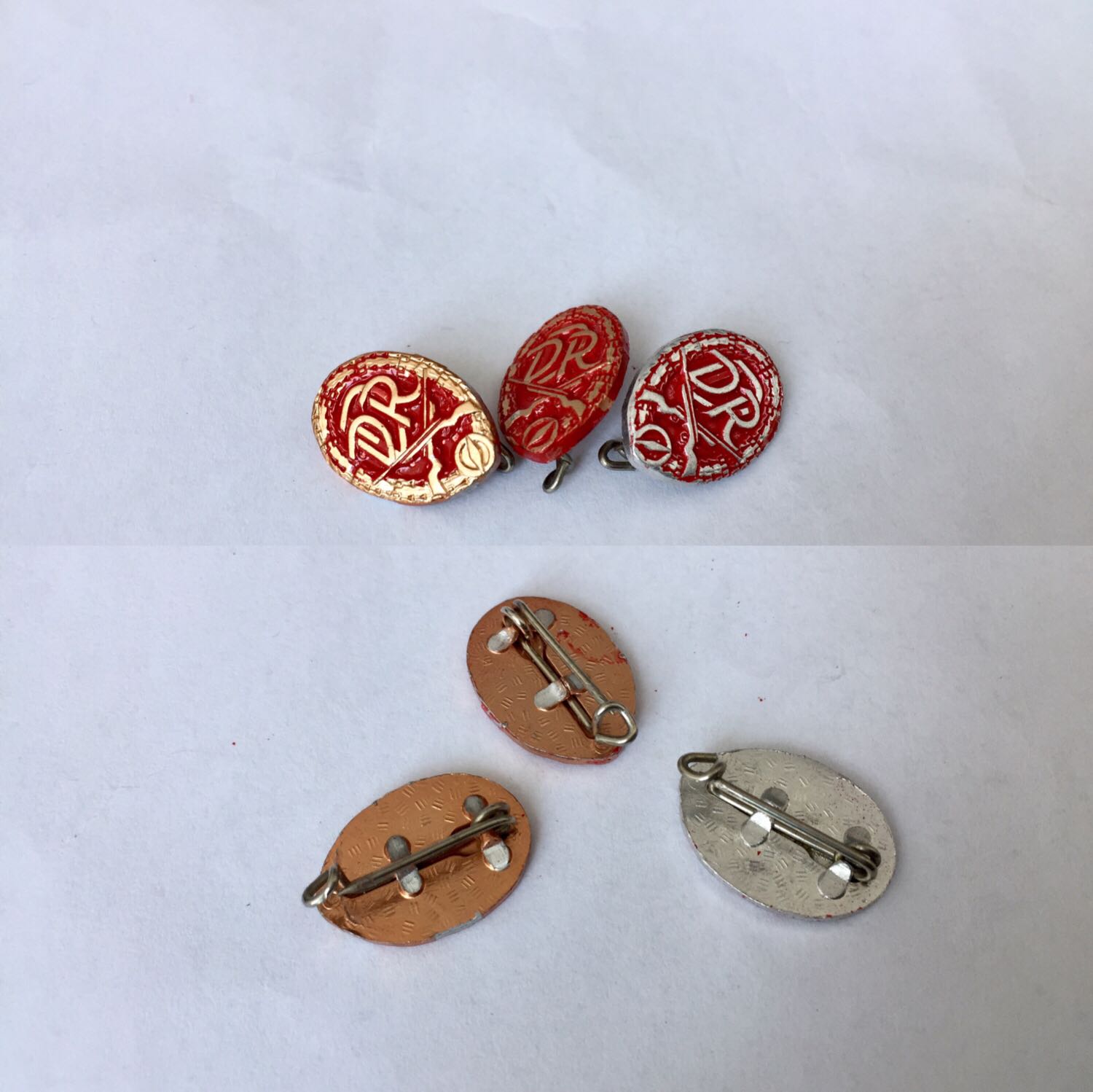 German Democratic Republic GDR East Germany mini badge