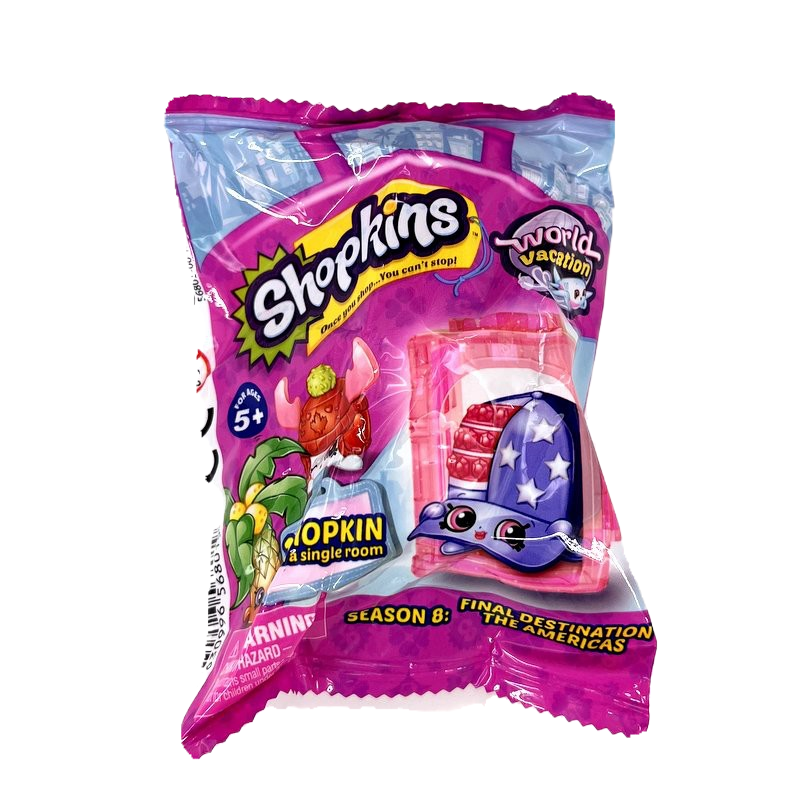 Сюрприз-бокс (Shopkins) коллекция «Шоппинг эльф» и супермаркет, маленькие фигурки