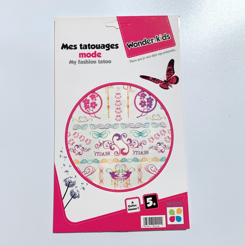 Children tattoo tattoo and cute butterfly small flower and other spring series easy to wash over 5 years old