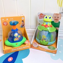 American infants and toddlers early education educational toys press and rotate frogs and fish simulated animals to pronounce and learn English