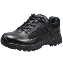 Hot-selling spring and autumn Junrock D14001 low-top stab-proof leather tactical shoes mens black wear-resistant combat shoes