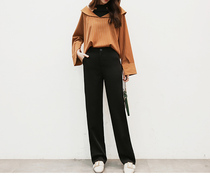 ins Super fire pants high waist wide leg pants womens spring trousers sports mopping pants loose vertical straight pants pants
