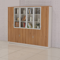 Office furniture file cabinet plate with lock 2 0 meters high bookcase file cabinet file cabinet wooden finishing floor cabinet