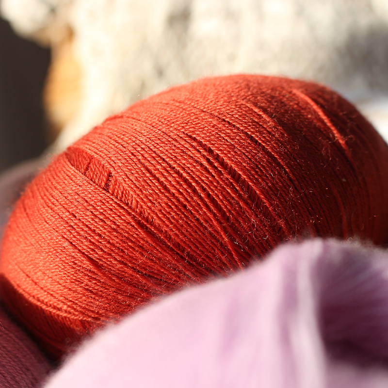 Knits [Ultra-Fine Merino Wool Lace Yarn] Fine-Spun Wool Baby Yarn for Hand Knitting and Machine Knitting, Soft