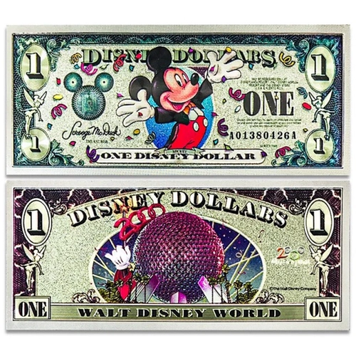 Дисней, памятные бумажные деньги, детские монеты, подарок на день рождения