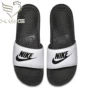 Gà Chick Nike BENASSI JDI nam giản dị màu đen và trắng chữ dép thể thao dép 343880-100 dép nam gucci