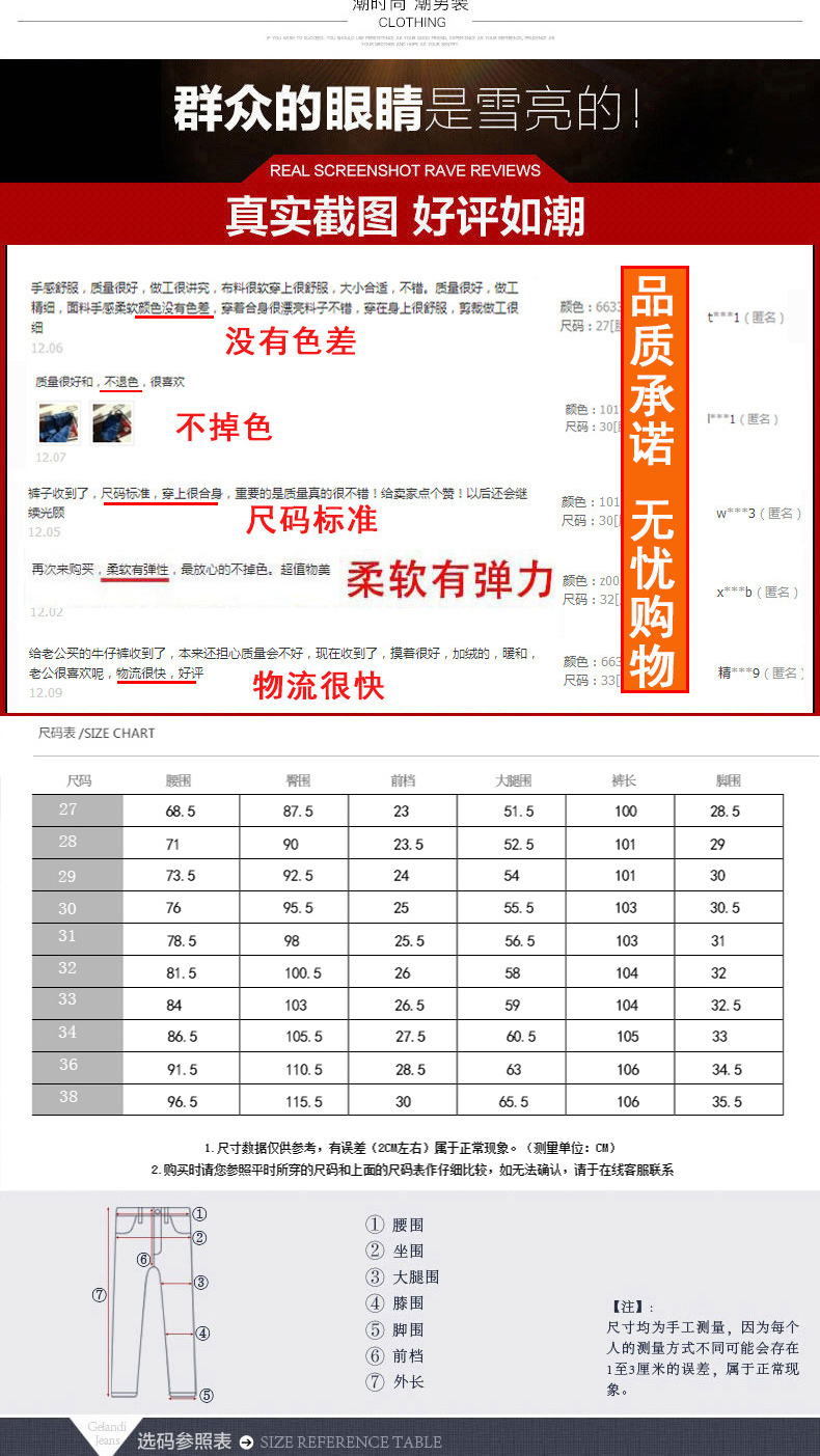 Quần jeans nam phiên bản Hàn Quốc của xu hướng lỏng lẻo cộng với nhung dày ấm áp mùa thu và mùa đông mẫu quần chân quần mùa đông shop quần jean nam