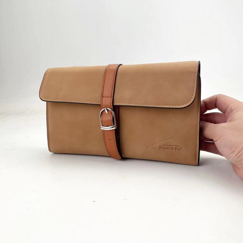 Qingshan's New Hairdressing Scissors Bag, Barber Shop Special Shoulder Bag, Waist Bag, Fashionable and Trendy Hairstylist Salon Tool Bag