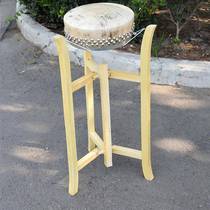 Wooden drum stand solid wood drum stand foldable triangle drum stand instrument stand accessories