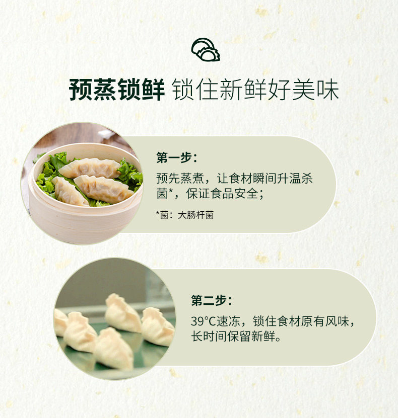 必品阁 王饺子 最好吃的速冻饺子 水饺350g*4+煎饺250g*4 图5