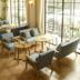 Văn học thẻ ghế sofa ghế nữ nhà hàng sảnh giải trí đồ nội thất hội trường ba người ba phòng họp đàm phán phong cách Trung Quốc - FnB Furniture FnB Furniture