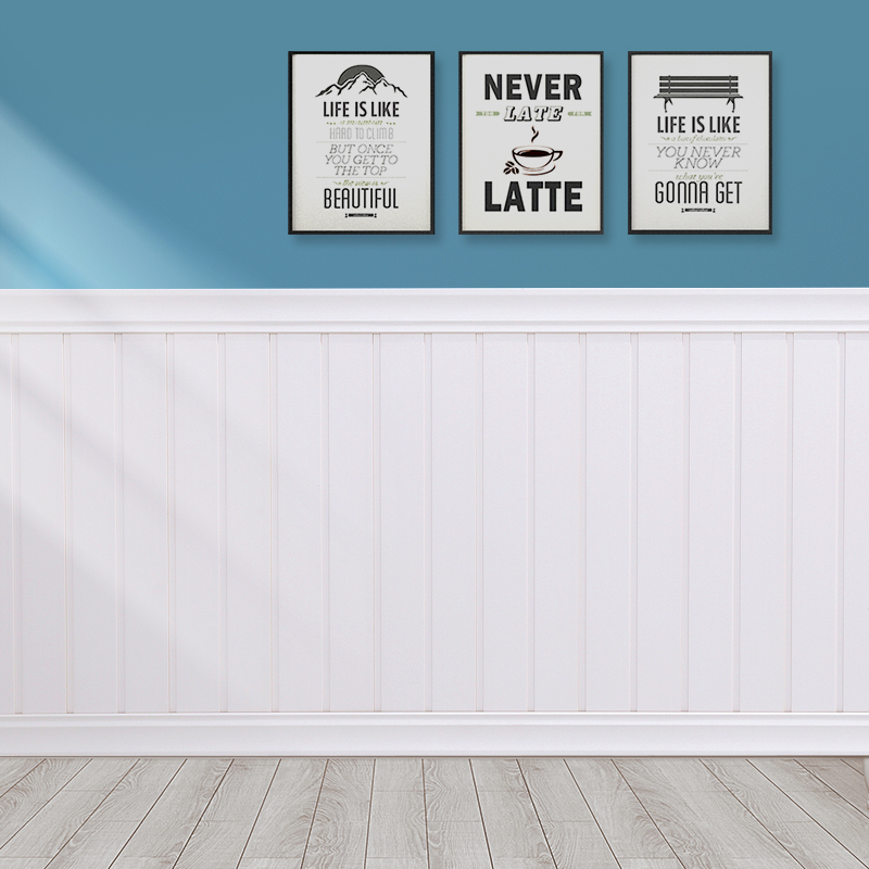 Bamboo and wood fiber kindergarten wall skirt Ecological wood wall panel Waterproof wall decorative panel Ceiling material Balcony quick installation