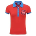 PEPSI Pepsi thể thao retro Áo sơ mi mùa hè cotton nữ áo thun ngắn tay 051119203 - Áo polo thể thao Áo polo thể thao