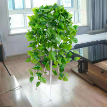 Fake flower hanging simulation green plant potted Vine decoration plastic fake green leaf rattan air conditioning living room Indoor