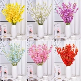 Танцующая орхидея, имитация букета, украшения в европейском стиле, цветочные искусственные сухоцветы, сухоцветы, домашняя гостиная, обеденный стол, украшение для ТВ-шкафа