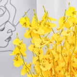 Танцующая орхидея, имитация букета, украшения в европейском стиле, цветочные искусственные сухоцветы, сухоцветы, домашняя гостиная, обеденный стол, украшение для ТВ-шкафа