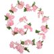 Simulated cherry blossom vine ທໍ່ເຄື່ອງປັບອາກາດເພື່ອກວມເອົາດອກໄມ້ຫວາຍປອມເພດານຕົກແຕ່ງພາຍໃນ wedding vine ພາດສະຕິກ winding