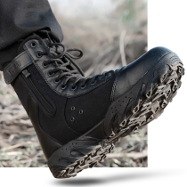 Autumn and winter wear-resistant combat boots mens autumn ultra-light shock absorption special forces non-slip mountaineering boots women breathable tactical shoes