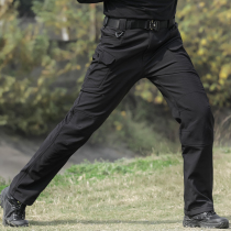 Outdoor assault pants men and women autumn and winter velvet pants windproof waterproof breathable ski hiking soft shell pants