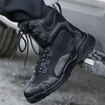 Outdoor high climbing boots combat boots mens summer ultra-light military boots Special Forces Desert Tactical Flight boots training shoes