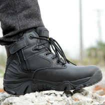 Shield Lang outdoor desert boots combat boots tactical boots flying boots military boots male Delta low-top military fan shoes boots