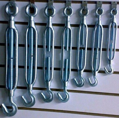 Turnbuckle screw two hooks stainless steel flower basket bolt wire rope tightening tensioner turnbuckle screw open body