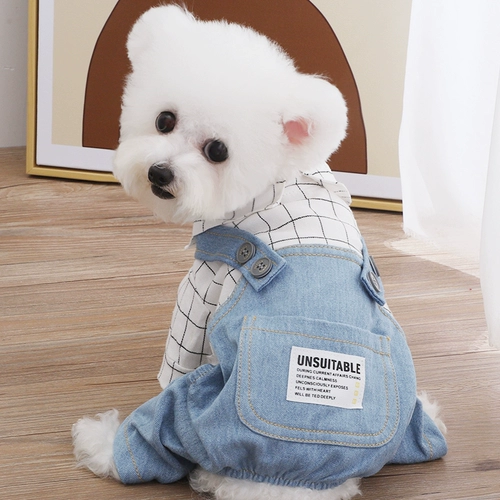 Барбария собачья одежда зимняя маленькая собачья собака четырех -юбки для домашних щенков брюки для брюк теплую осенняя зимняя одежда