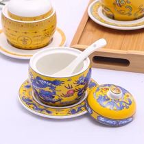 Buddhas jumping wall utensil riser small stew ceramic one person with lid mini steam to simmer for home stew and steamed