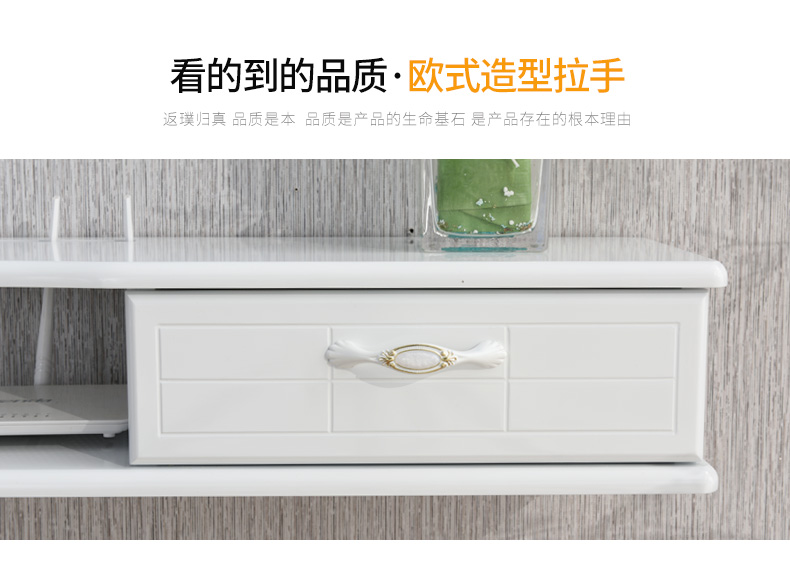Tủ tivi treo tường đơn giản hiện đại căn hộ nhỏ phòng ngủ mini treo tường đơn giản tủ treo phòng khách hẹp - Buồng tủ quần áo 3 cánh