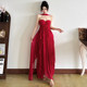Bright, sweet and cool halterneck dress