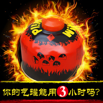 wild deer outdoor gas tank Alpine flat gas tank stove head liquefied gas camping portable explosion-proof small gas tank