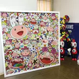 Murakami Kaikaikiki Limited Doll Printmaking Sunflower Printmaking Trend Studio Studio Hanging Studio