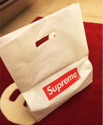 Spot Tide Brand Supreme Supper Bacd Красный пластиковый пакет большой, средний, маленький, маленький, маленький подарочный пакеты