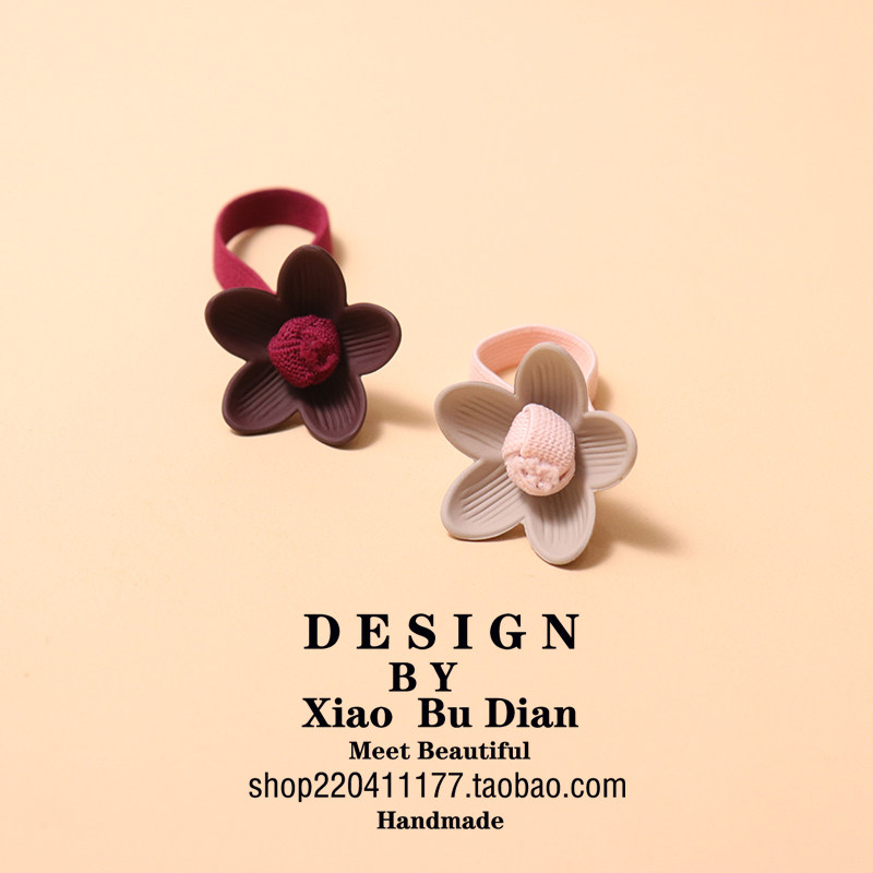 ins hair ring women zou hachnet red hair ring leather set super fairy korea small clear new rope brief personality cuddly leather fascia