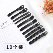 Black hairpin bangs clip headdress head clip Adult top clip word clip duckbill clip Hair clip edge clip Fish mouth clip