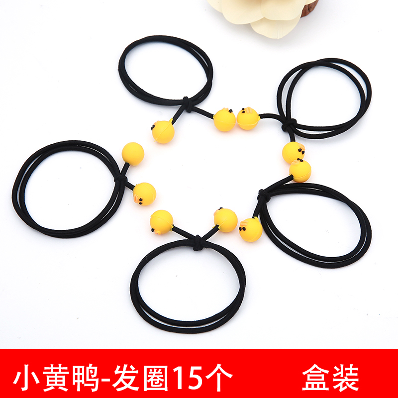 Đầu dây Hàn Quốc nhỏ tươi dễ thương phim hoạt hình tóc vòng mũ nón dễ thương Sen nữ đuôi ngựa buộc tóc cao su dây tóc cột tóc cho bé gái