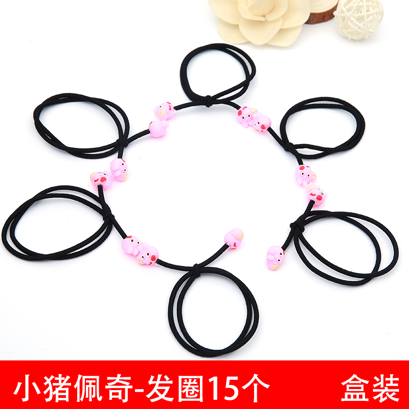 Đầu dây Hàn Quốc nhỏ tươi dễ thương phim hoạt hình tóc vòng mũ nón dễ thương Sen nữ đuôi ngựa buộc tóc cao su dây tóc cột tóc cho bé gái