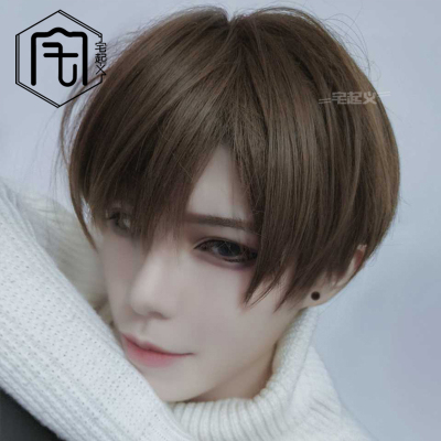 Net Red Boy Wig Realistic And Handsome Korean Girl Fluffy