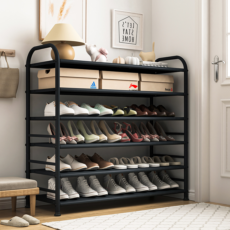Steel shoe rack Home doorway multilayer shelve Easy Dormitory Provincial Space Containing Shoe Rack 2023 New Exploits-Taobao