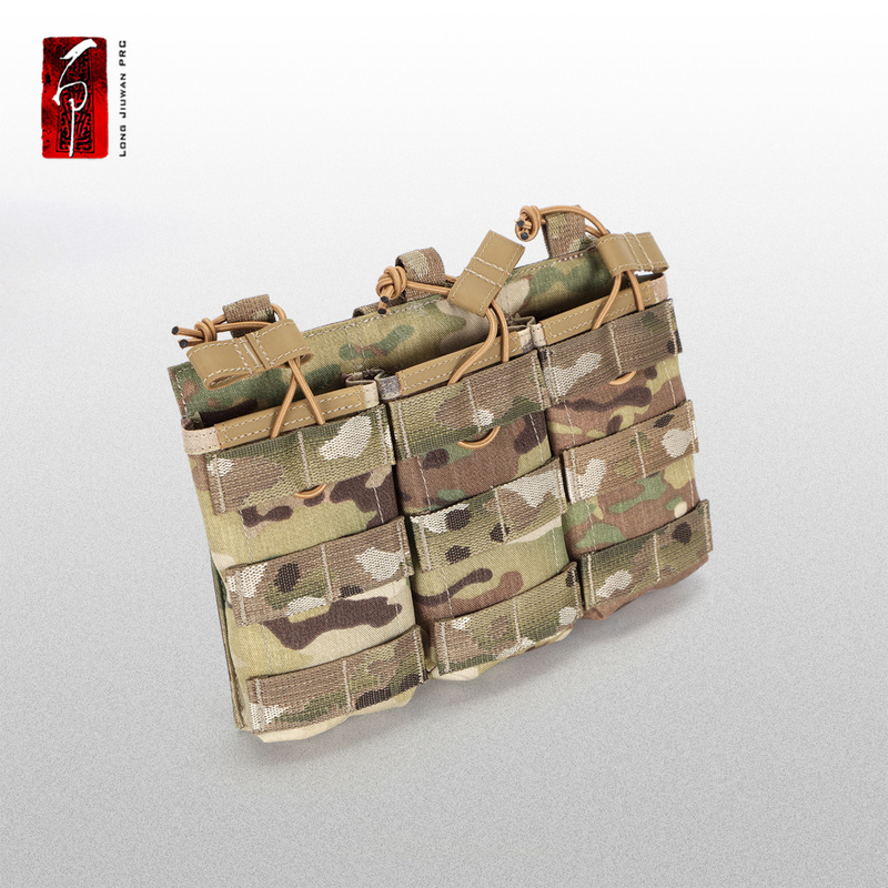 【Long Jiwan】Fs Tactical Triple 556 Pouch Original Cordura Fabric Molle Vest Belt Attachment Pouch