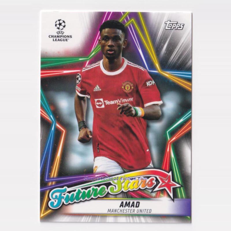 Topps2021-2022 Champions League star card future Star Tekadiallo Manchester United FS-14 #-Taobao