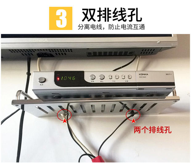 Tủ TV set-top hộp kệ phòng khách tường nền inox giá treo tường hộp phòng tắm giá lưu trữ - Kệ kệ đẹp